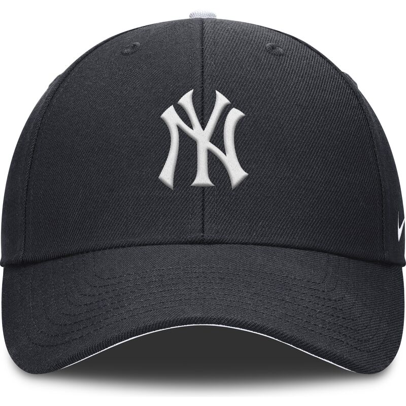 justerbar-marinebla-buet-kasket-til-dreng-dri-fit-club-structured-fra-new-york-yankees-mlb-fra-nike