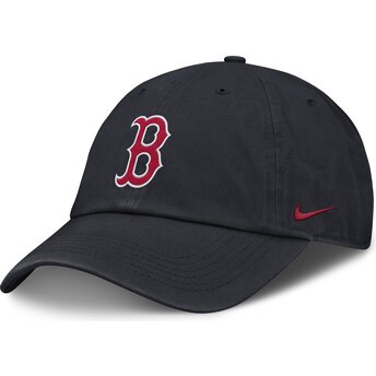 Justerbar marineblå buet kasket til dreng Club Unstructured Organic Cotton fra Boston Red Sox MLB fra Nike
