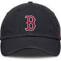 justerbar-marinebla-buet-kasket-til-dreng-club-unstructured-organic-cotton-fra-boston-red-sox-mlb-fra-nike