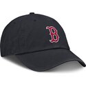 justerbar-marinebla-buet-kasket-til-dreng-club-unstructured-organic-cotton-fra-boston-red-sox-mlb-fra-nike