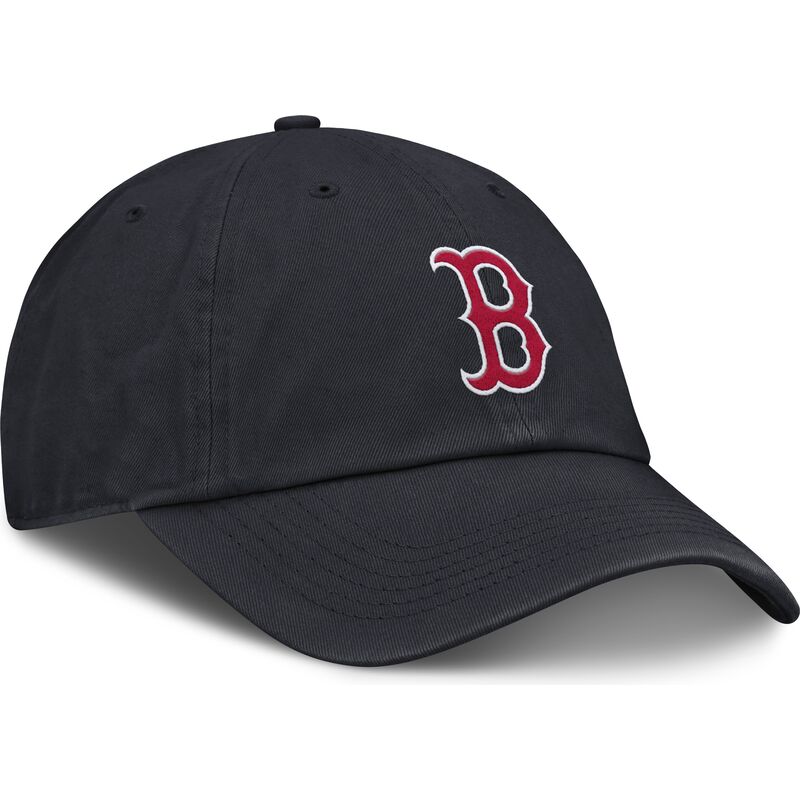 justerbar-marinebla-buet-kasket-til-dreng-club-unstructured-organic-cotton-fra-boston-red-sox-mlb-fra-nike