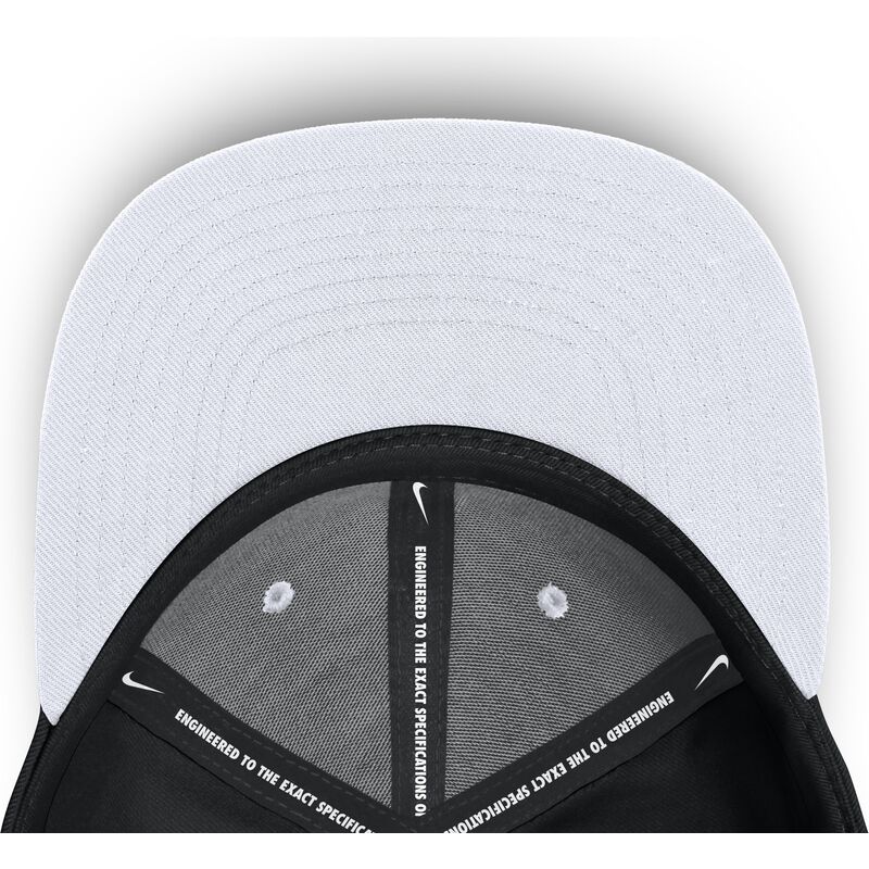 sort-flad-kasket-justerbar-primetime-dri-fit-true-structured-round-bill-fra-new-york-yankees-mlb-fra-nike