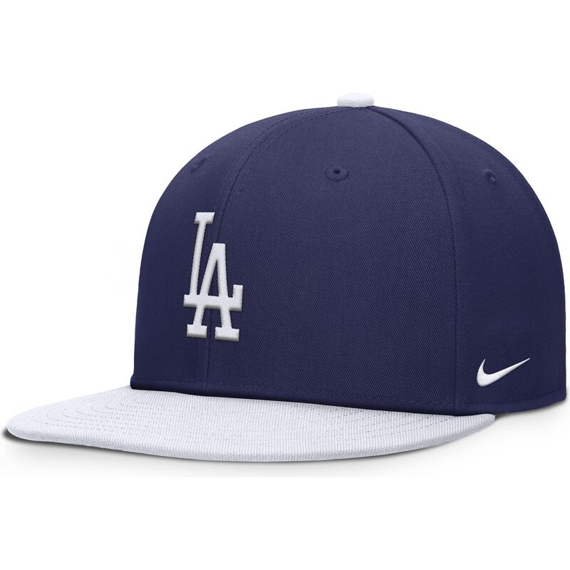 flad-bla-og-hvid-snapback-kasket-til-dreng-dri-fit-pro-structured-square-bill-fra-los-angeles-dodgers-mlb-fra-nike