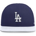 flad-bla-og-hvid-snapback-kasket-nike-dri-fit-pro-structured-square-bill-fra-los-angeles-dodgers-mlb-fra-nike