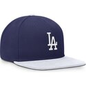 flad-bla-og-hvid-snapback-kasket-nike-dri-fit-pro-structured-square-bill-fra-los-angeles-dodgers-mlb-fra-nike