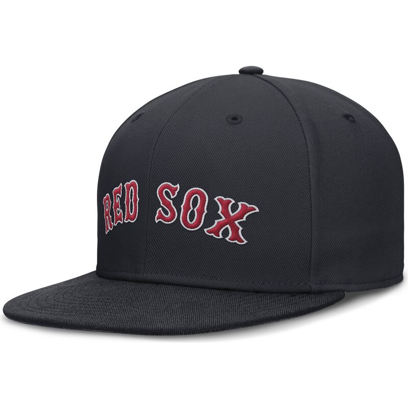 flad-marinebla-justerbar-kasket-dri-fit-true-structured-round-bill-fra-boston-red-sox-mlb-fra-nike