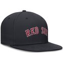 flad-marinebla-justerbar-kasket-dri-fit-true-structured-round-bill-fra-boston-red-sox-mlb-fra-nike