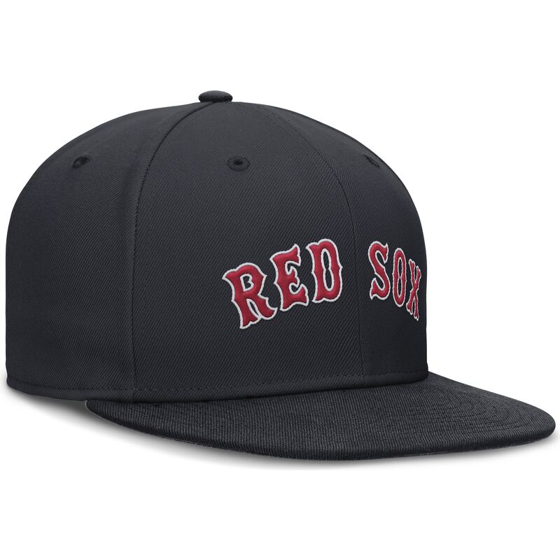 flad-marinebla-justerbar-kasket-dri-fit-true-structured-round-bill-fra-boston-red-sox-mlb-fra-nike