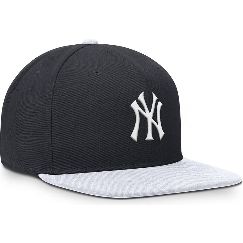 flad-kasket-marinebla-og-hvid-snapback-dri-fit-pro-structured-square-bill-fra-new-york-yankees-mlb-fra-nike
