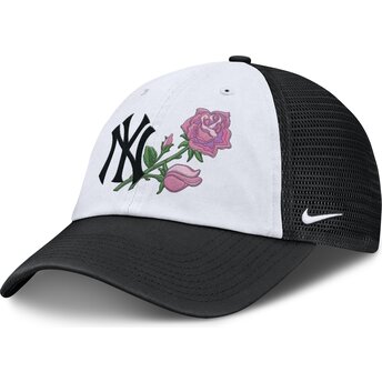Justerbar sort og hvid trucker-kasket Mothers Day Club Unstructured fra New York Yankees MLB fra Nike