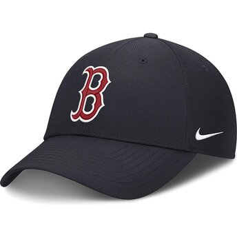 Mørkeblå justerbar buet kasket Club Structured UV Poly Ripstop fra Boston Red Sox MLB fra Nike