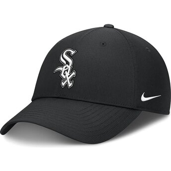 Sort justerbar buet kasket Club Structured UV Poly Ripstop fra Chicago White Sox MLB fra Nike