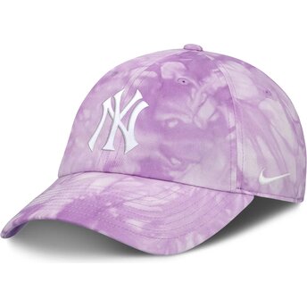 Justerbar violet buet kasket Mothers Day Club Unstructured Organic Cotton fra New York Yankees MLB fra Nike