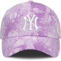 justerbar-violet-buet-kasket-mothers-day-club-unstructured-organic-cotton-fra-new-york-yankees-mlb-fra-nike