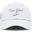 hvid-justerbar-buet-kasket-mothers-day-club-unstructured-organic-cotton-fra-new-york-yankees-mlb-fra-nike