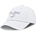 hvid-justerbar-buet-kasket-mothers-day-club-unstructured-organic-cotton-fra-new-york-yankees-mlb-fra-nike