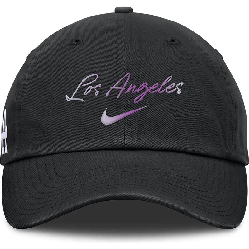 sort-justerbar-buet-kasket-mothers-day-club-unstructured-organic-cotton-fra-los-angeles-dodgers-mlb-fra-nike