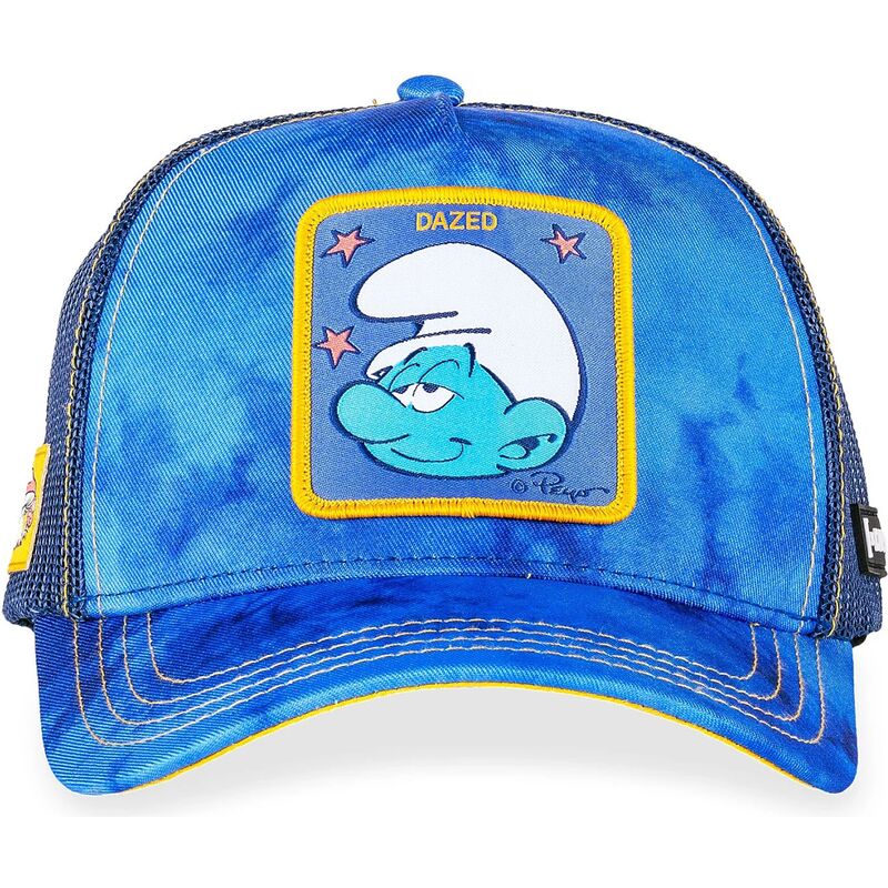 trucker-kasket-bla-dazed-smu-cham-smolferne-fra-capslab
