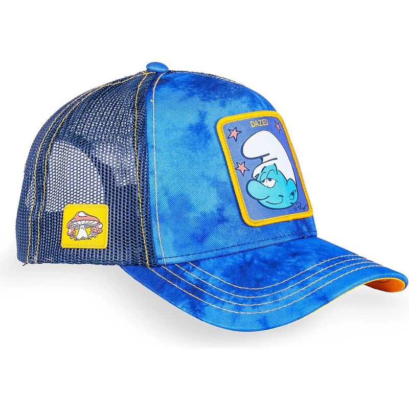 trucker-kasket-bla-dazed-smu-cham-smolferne-fra-capslab