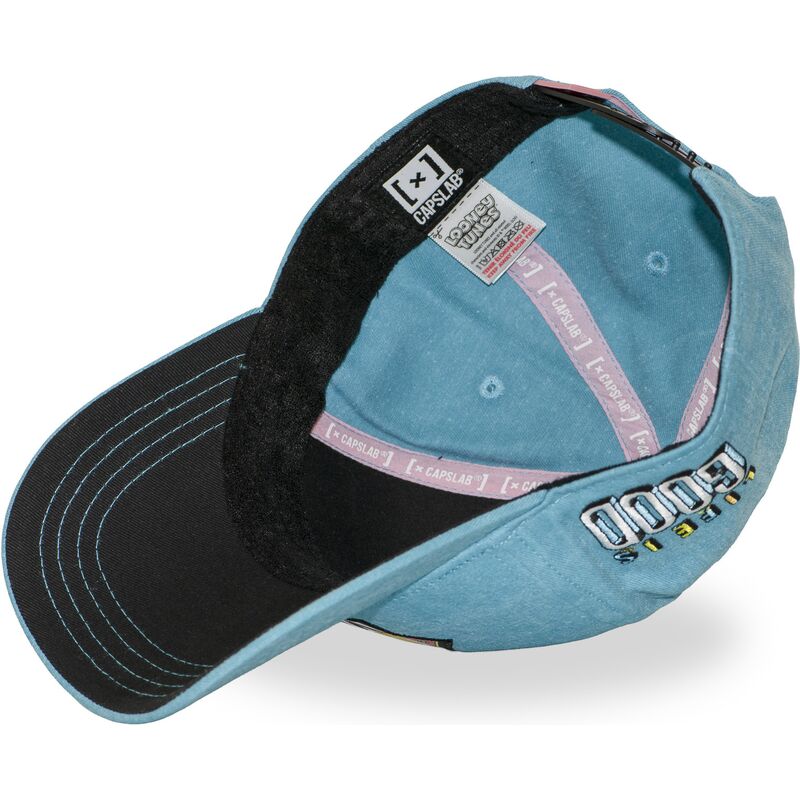 bla-snapback-kasket-med-buet-skygge-pip-loo13-pcblifb-looney-tunes-fra-capslab