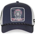 kasket-trucker-marinebla-og-hvid-tiger-bea3-mysb-beasts-fra-capslab