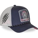 kasket-trucker-marinebla-og-hvid-tiger-bea3-mysb-beasts-fra-capslab