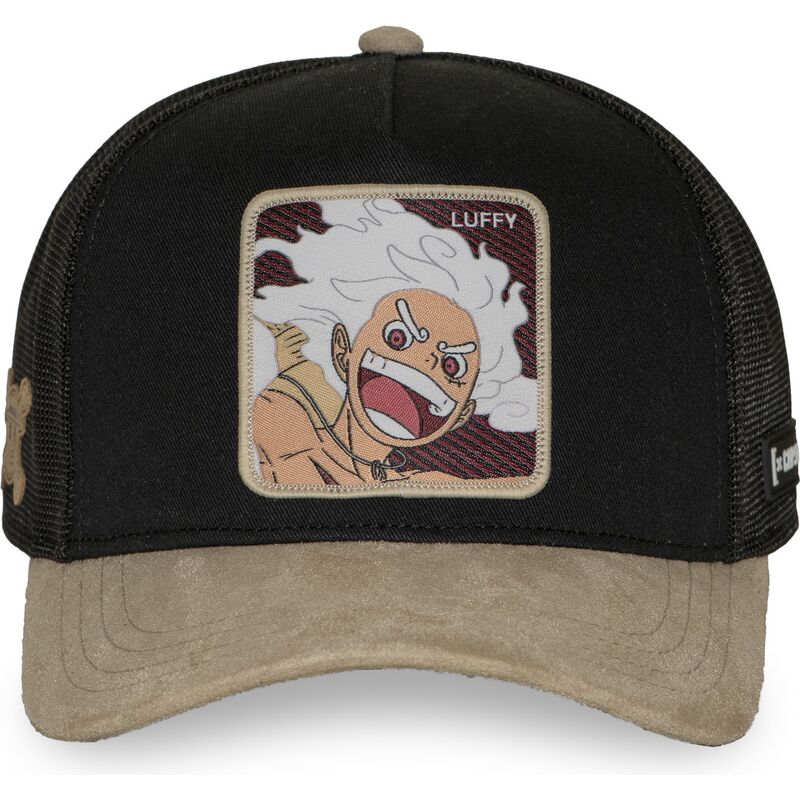 trucker-kasket-sort-og-beige-monkey-d-luffy-op7-g5b-one-piece-fra-capslab