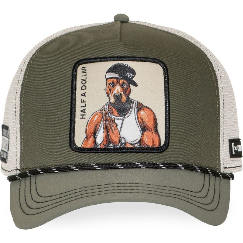 kasketter-buet-gron-snapback-hip-hop-dogz-af-capslab