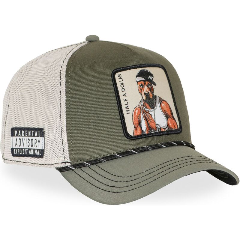 kasketter-buet-gron-snapback-hip-hop-dogz-af-capslab