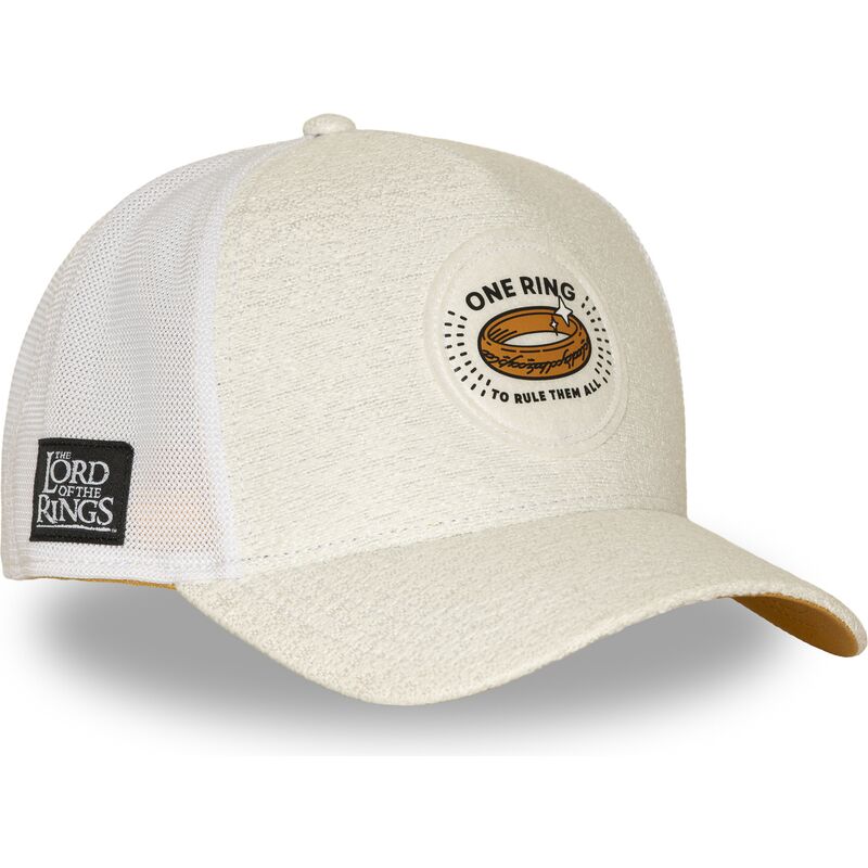 creme-og-hvid-trucker-kasket-unikke-ring-lotr2-pctrinb-ringenes-herre-fra-capslab