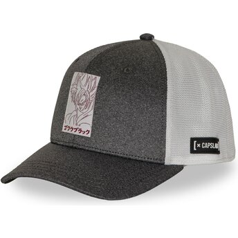 Grå og hvid trucker-kasket Goku Black DBS8 BLAB Dragon Ball fra Capslab