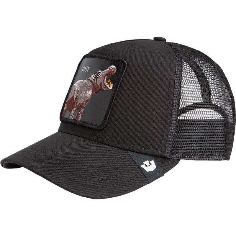 sort-trucker-kasket-flodhest-gut-hippo-sport-the-farm-fra-goorin-bros