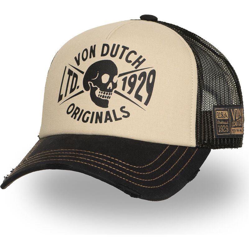 beige-og-sort-trucker-kasket-crew28-fra-von-dutch