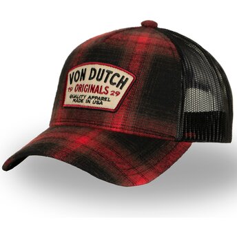 Kasketter buet rød snapback CAR05 af Von Dutch