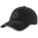 sort-justerbar-curved-cap-smiley-washed-fra-pica-pica