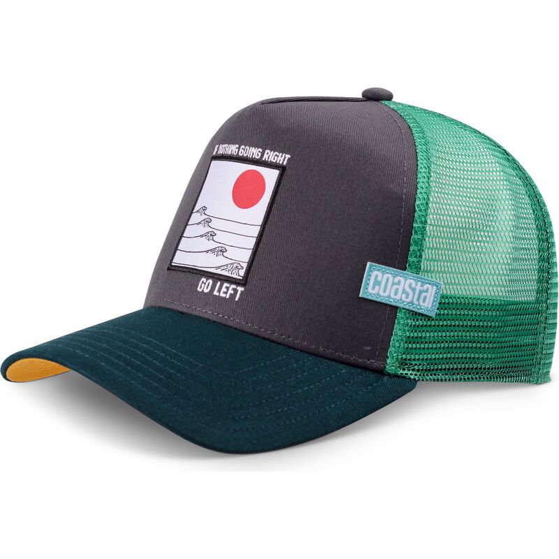 kasketter-buet-gron-snapback-go-left-hft-af-coastal