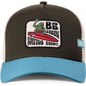 kasketter-buet-flerfarvet-snapback-be-green-hft-af-coastal