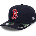 kasketter-buet-marinebla-snapback-9seventy-stretch-snap-player-replica-fra-boston-red-sox-mlb-af-new-era