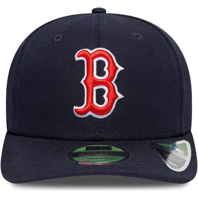 kasketter-buet-marinebla-snapback-9seventy-stretch-snap-player-replica-fra-boston-red-sox-mlb-af-new-era