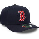 kasketter-buet-marinebla-snapback-9seventy-stretch-snap-player-replica-fra-boston-red-sox-mlb-af-new-era