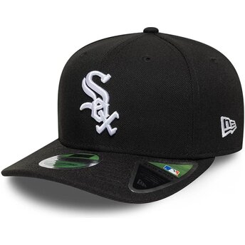 Kasketter buet sort snapback 9SEVENTY Stretch Snap Player Replica fra Chicago White Sox MLB af New Era