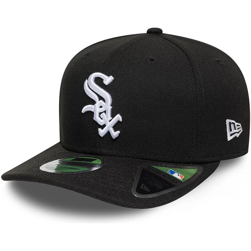 kasketter-buet-sort-snapback-9seventy-stretch-snap-player-replica-fra-chicago-white-sox-mlb-af-new-era