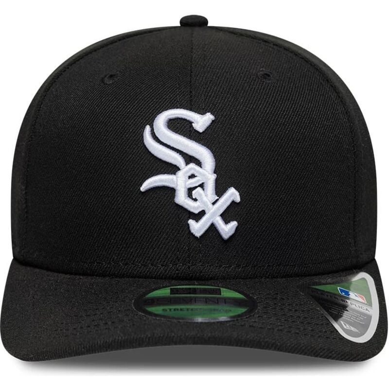 kasketter-buet-sort-snapback-9seventy-stretch-snap-player-replica-fra-chicago-white-sox-mlb-af-new-era