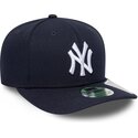 kasketter-buet-marinebla-snapback-9seventy-stretch-snap-player-replica-fra-new-york-yankees-mlb-af-new-era