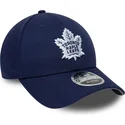 kasketter-buet-marinebla-snapback-9forty-m-crown-team-fra-toronto-maple-leafs-nhl-af-new-era