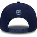 kasketter-buet-marinebla-snapback-9forty-m-crown-team-fra-toronto-maple-leafs-nhl-af-new-era