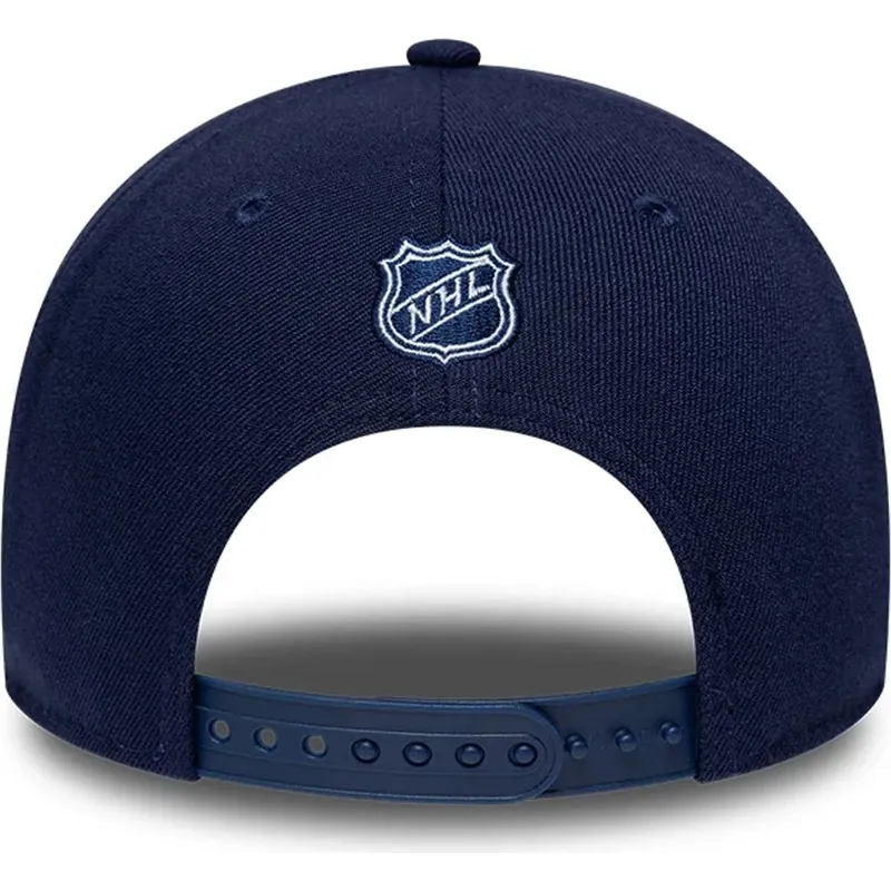 kasketter-buet-marinebla-snapback-9forty-m-crown-team-fra-toronto-maple-leafs-nhl-af-new-era