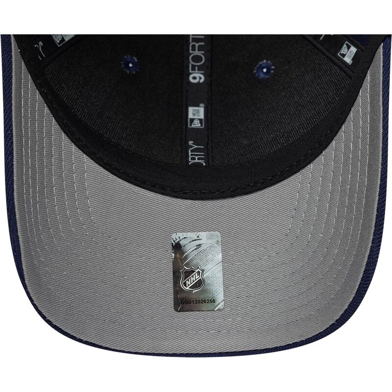 kasketter-buet-marinebla-snapback-9forty-m-crown-team-fra-toronto-maple-leafs-nhl-af-new-era