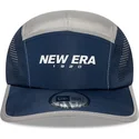 kasket-5-panel-buet-marinebla-justerbar-runner-colour-block-fra-new-era