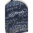 kasketter-buet-marinebla-snapback-don-denim-af-ed-hardy